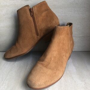 ** Jack Rogers Bailey Suede Booties Ankle Boots 8